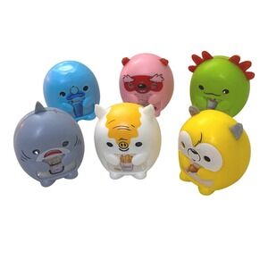 Zuru Snackles Sonic Wacky Pack Kids Meal Toy Lot of 6 Lenticular Anthropomorphic